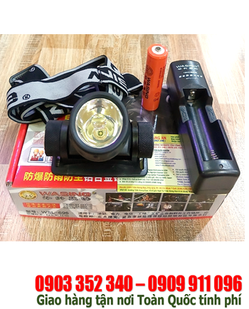 Wasing WSL-696 _Đèn pin đội đầu siêu sáng bóng Cree Led XP-E2-R4 300Lumens chính hãng |Bảo hành 01 năm 